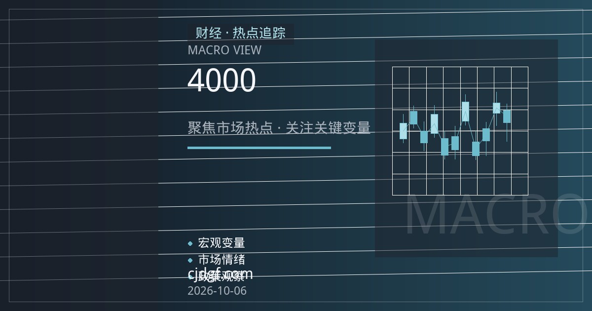 国际金价站上4000美元关口 白银同步走强